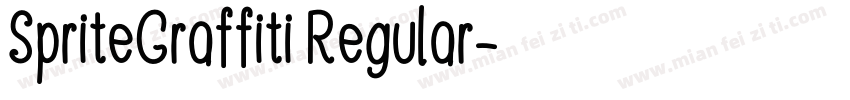 SpriteGraffiti Regular字体转换